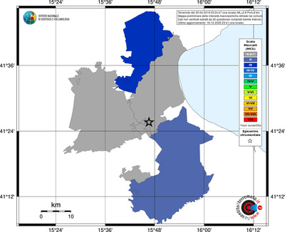 Mappa MCS - territori comuni