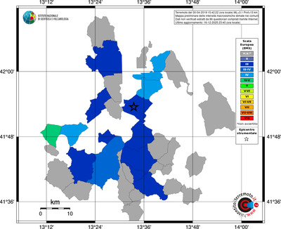 Mappa EMS - territori comuni