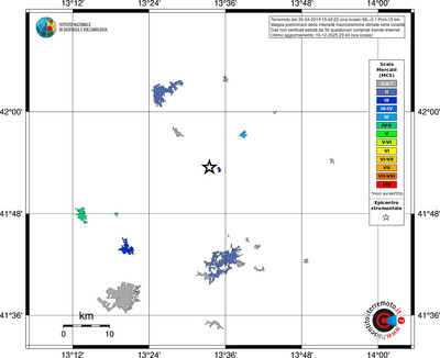 Mappa MCS - territori località