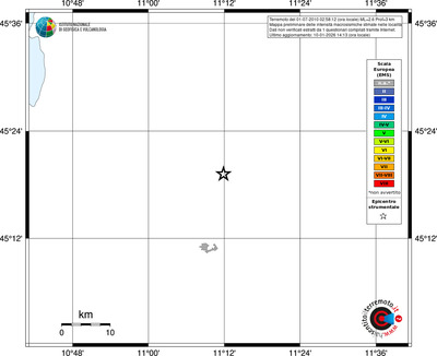 Mappa EMS - territori località