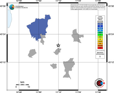 Mappa MCS - territori comuni