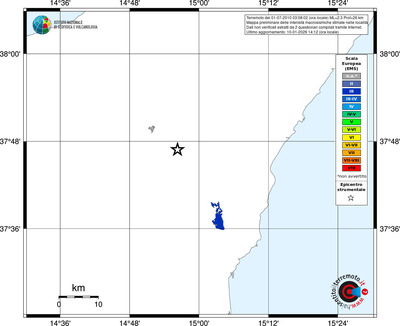 Mappa EMS - territori località