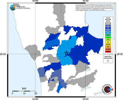 Mappa MCS - territori comuni