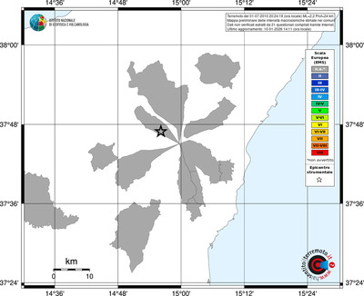 Mappa EMS - territori comuni