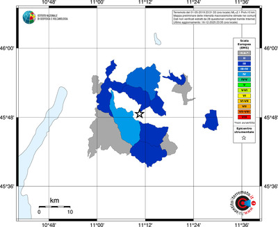 Mappa EMS - territori comuni