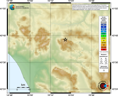 Mappa EMS - località