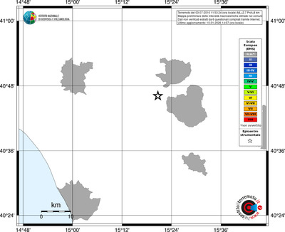 Mappa EMS - territori comuni