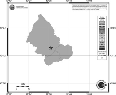 Mappa EMS - territori comuni