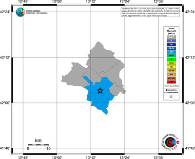 Mappa MCS - territori comuni