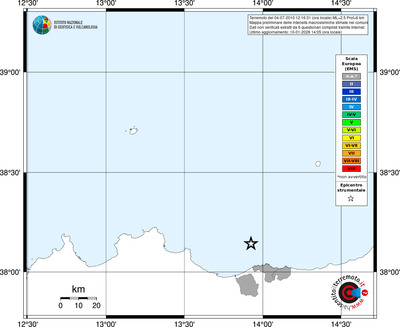 Mappa EMS - territori comuni