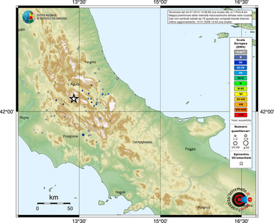 Mappa EMS - località