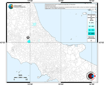 Mappa territorio comunale con almeno 3 questionari