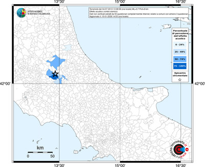Mappa territorio comunale con almeno 3 questionari