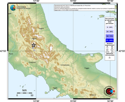 Mappa comuni con almeno 3 questionari