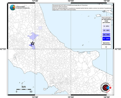 Mappa territorio comunale con almeno 3 questionari