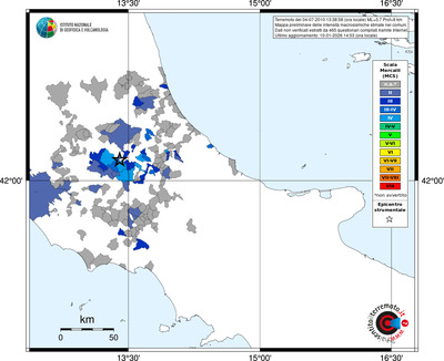 Mappa MCS - territori comuni