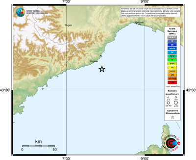 Mappa EMS - località