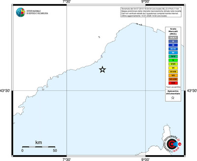 Mappa MCS - territori località