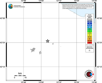 Mappa EMS - territori località