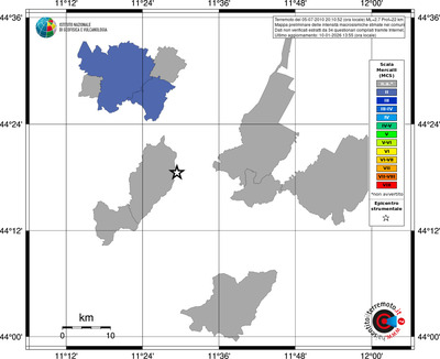 Mappa MCS - territori comuni