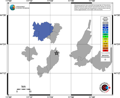 Mappa MCS - territori comuni
