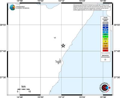 Mappa EMS - territori località