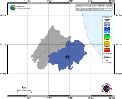Mappa MCS - territori comuni