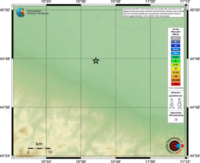 Mappa MCS - località