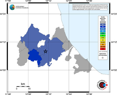 Mappa MCS - territori comuni