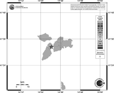 Mappa EMS - territori comuni