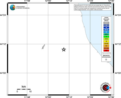 Mappa MCS - territori località
