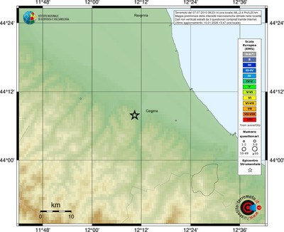 Mappa EMS - località
