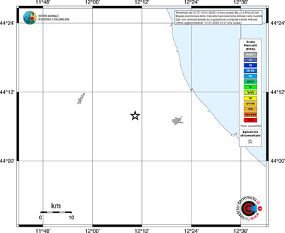 Mappa MCS - territori località