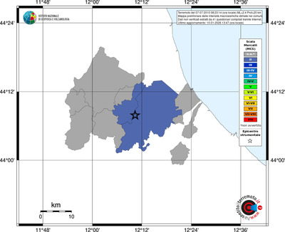 Mappa MCS - territori comuni