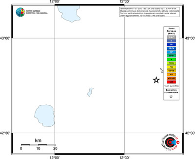Mappa EMS - territori località