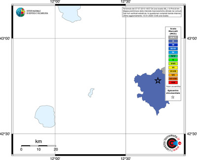 Mappa MCS - territori comuni