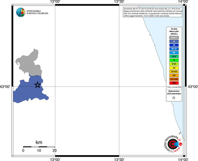 Mappa MCS - territori comuni