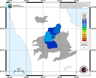 Mappa EMS - territori comuni