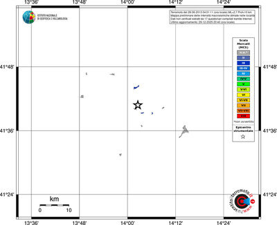 Mappa MCS - territori località