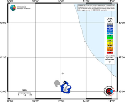 Mappa EMS - territori comuni