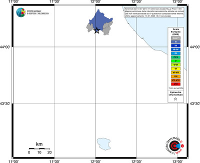 Mappa EMS - territori comuni