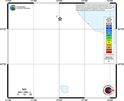 Mappa MCS - territori località