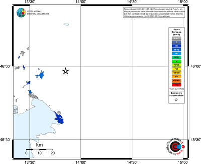 Mappa EMS - territori località
