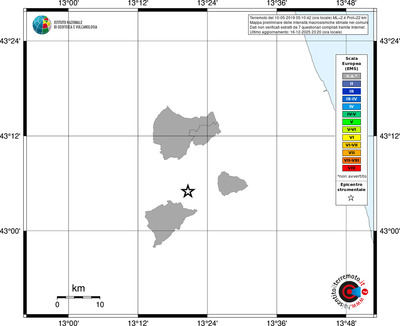 Mappa EMS - territori comuni