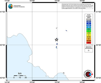 Mappa EMS - territori località