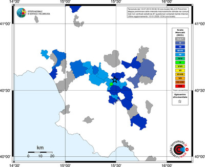 Mappa MCS - territori comuni
