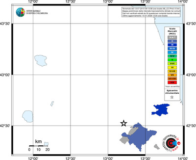 Mappa MCS - territori comuni