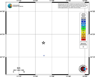 Mappa MCS - territori località