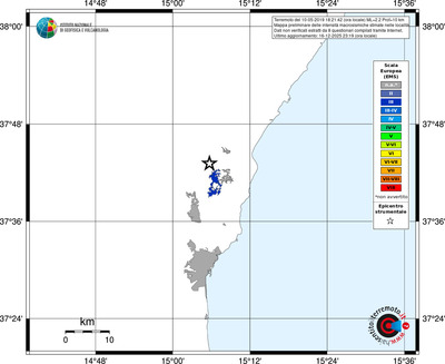 Mappa EMS - territori località
