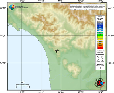 Mappa EMS - località